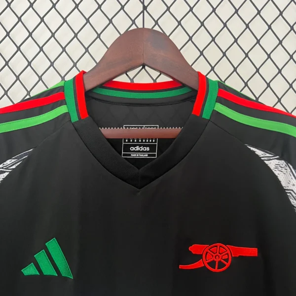 Camiseta Arsenal visita 24/25 cuello