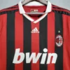 Camiseta del AC Milán 09/10 cuello