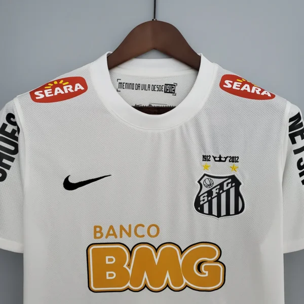Camiseta del Santos 11/12 cuello